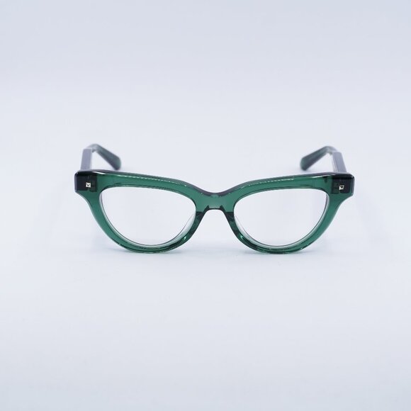 Valentino V-ESSENTIAL II VLX-124B Eyeglasses Emerald Green 50mm Cat Eye Frame - Picture 3 of 8